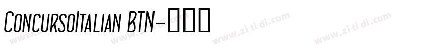 ConcursoItalian BTN字体转换